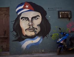 Mural del Che Guevara en La Habana