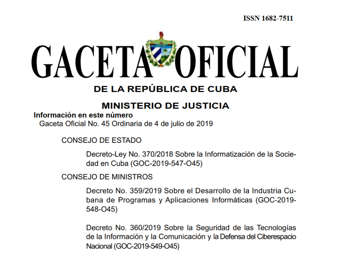 Gaceta Oficial De Cuba slidesharedocs