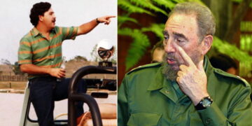 Pablo Escobar y Fidel Castro
