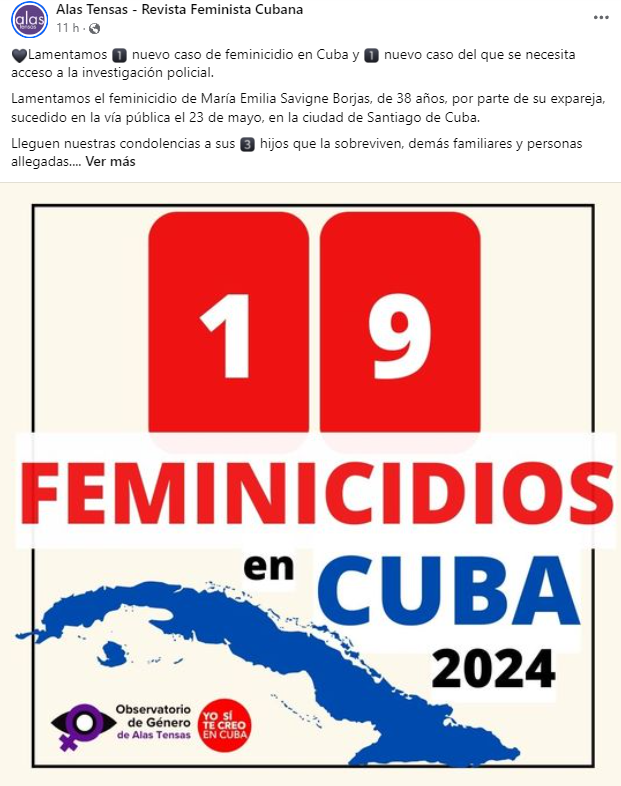 feminicidios, Plataformas feministas, Cuba