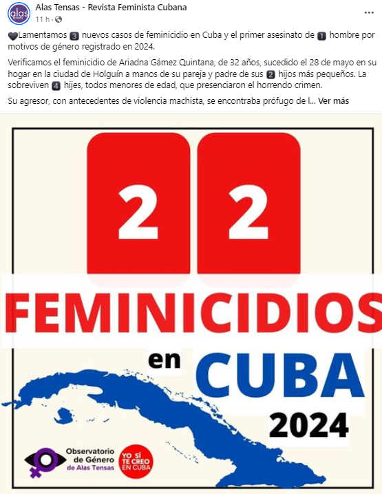 feminicidios, Cuba