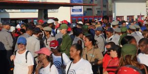 Desfile de este Primero de Mayo en La Habana