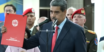 Nicolás Maduro en la sede del Tribunal Supremo de Justicia, Venezuela