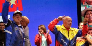 Comando de campaña de Nicolás Maduro celebra su supuesta victoria electoral en Venezuela
