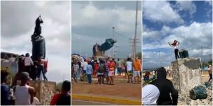 cubanet-cuba-protesta-venezuela-estatua1