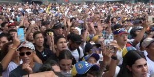 Manifestantes contra el fraude electoral en Venezuela, en julio de 2024